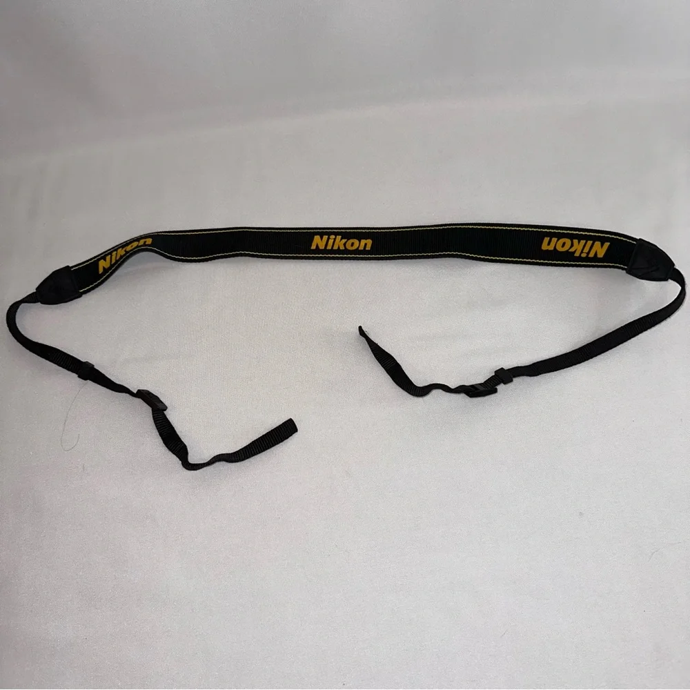 NIKON DSLR CAMERA BLACK Yellow NECK SHOULDER Photography Strap
